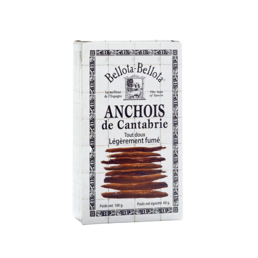Anchois de Cantabrie fumés 100g
