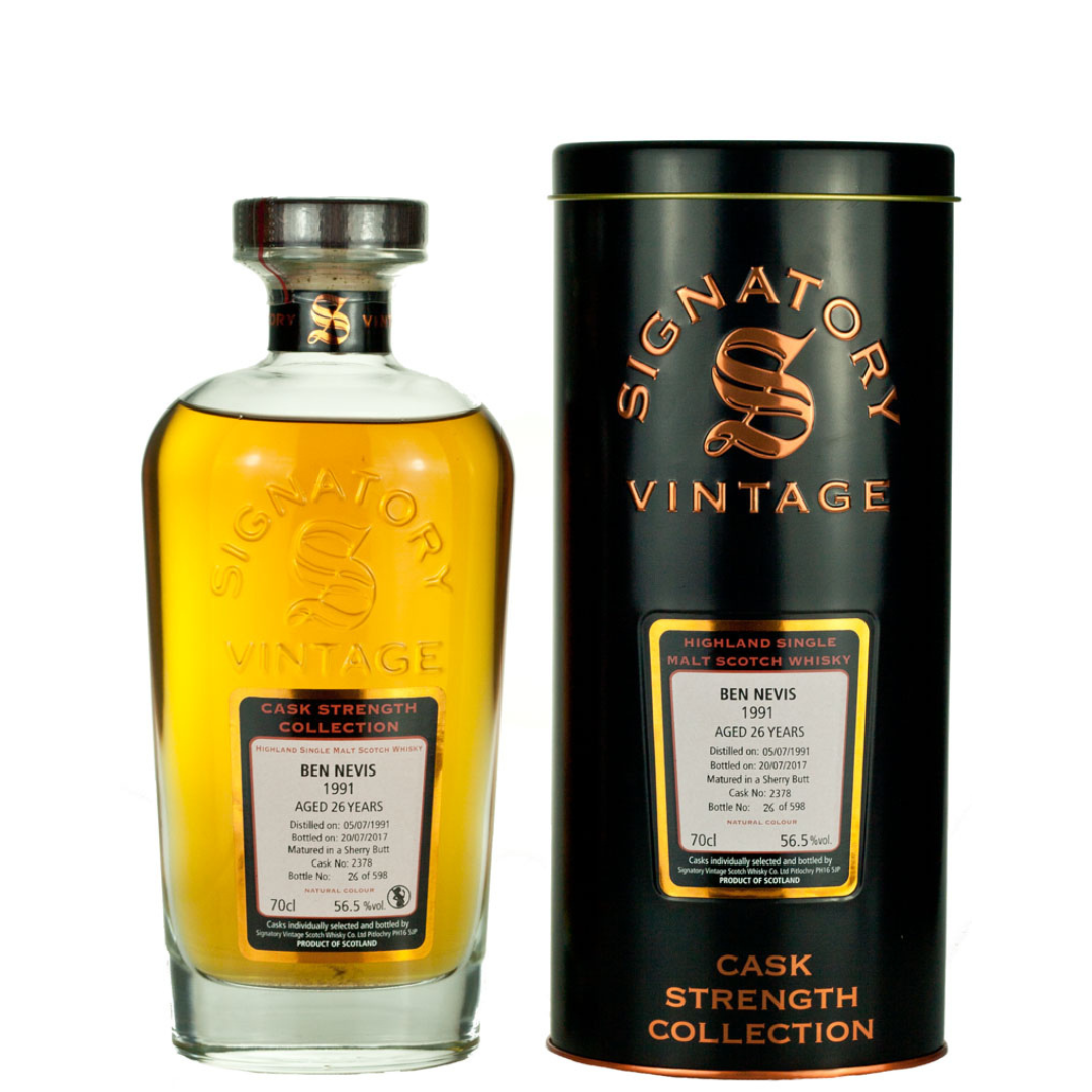 Whisky Ben Nevis 1991 26 ans chez JHP NEISSON