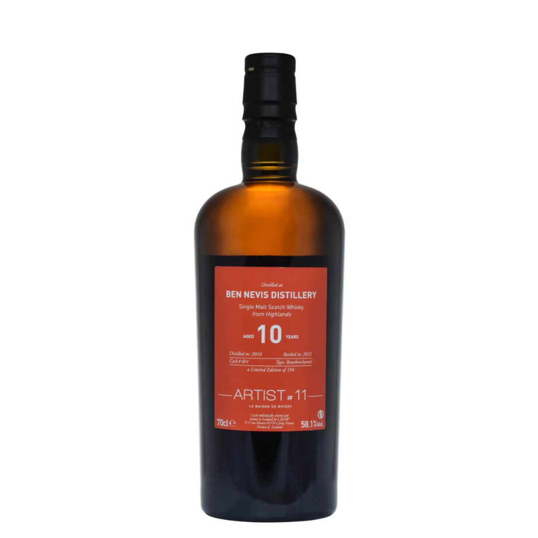 Whisky Ben Nevis 10 ans ARTIST #11 chez JHP NEISSON
