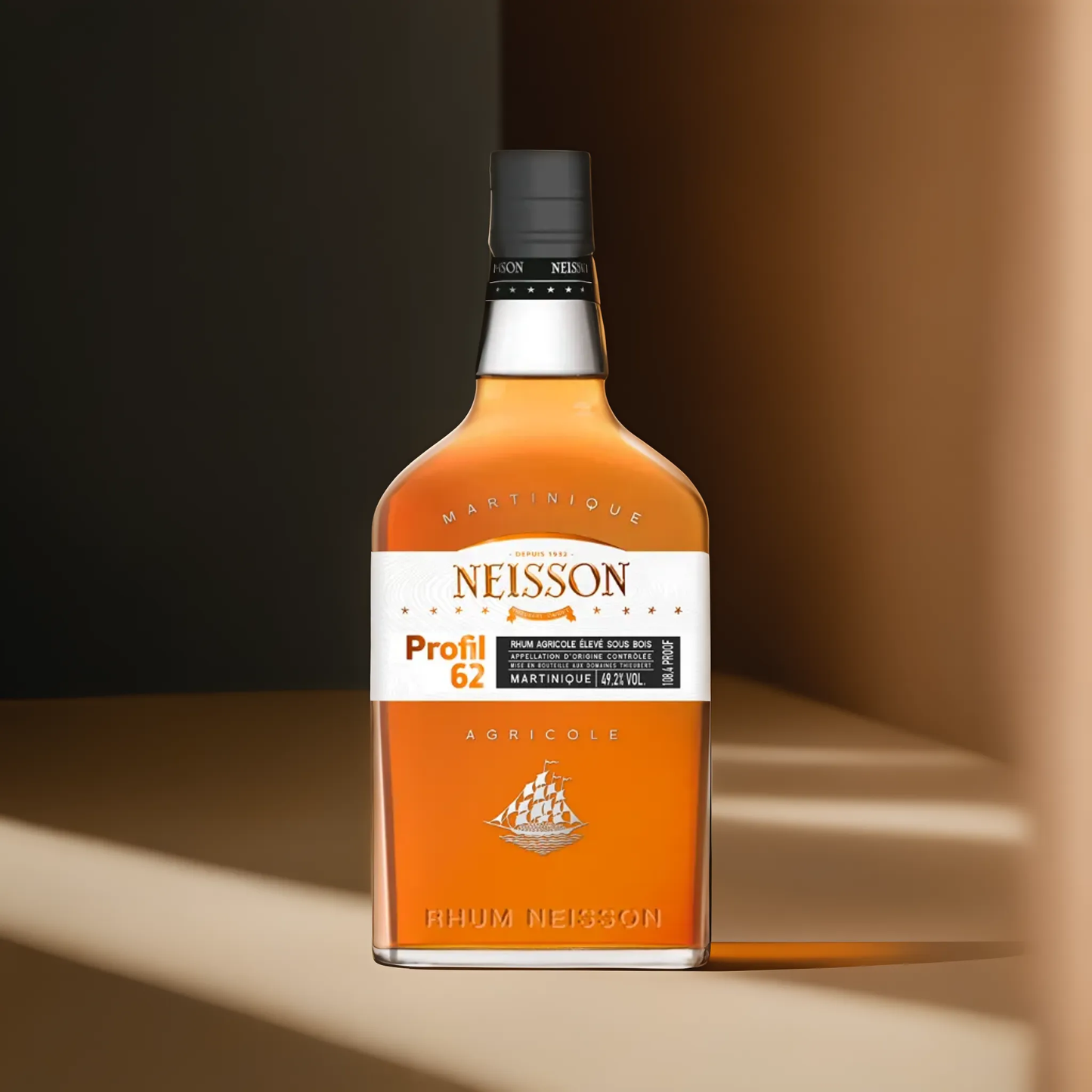 Rhum élevé-sous-bois Profil 62 NEISSON en bouteille 70cl