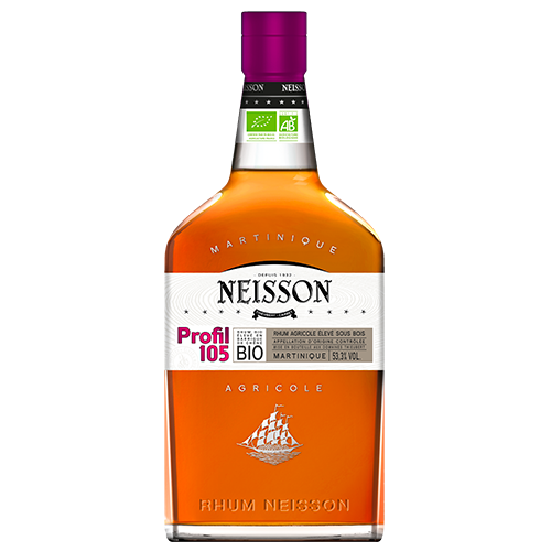 Rhum élevé-sous-bois Profil 105 Bio NEISSON en bouteille 70cl