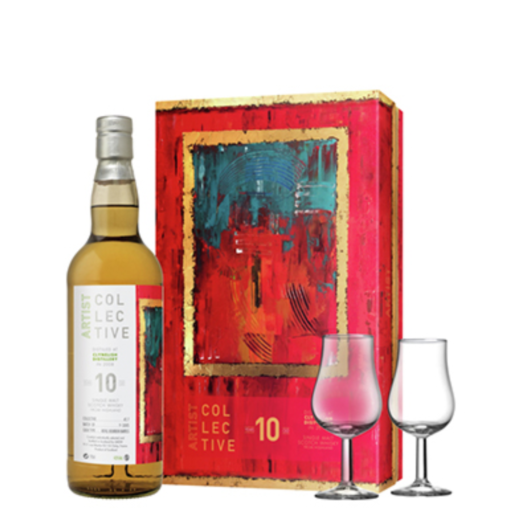 Artist Collective – Clynelish 10 ans coffret 2 verres
