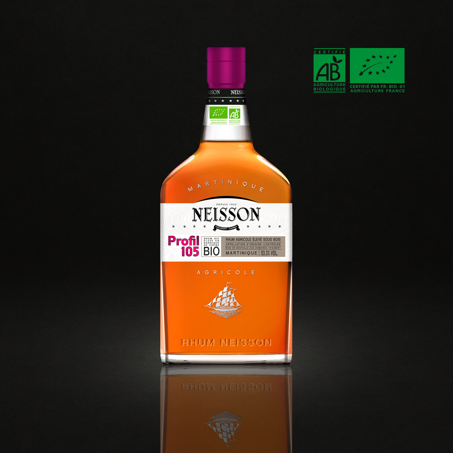 Rhum Profil 105 Bio 70cl 53,3°