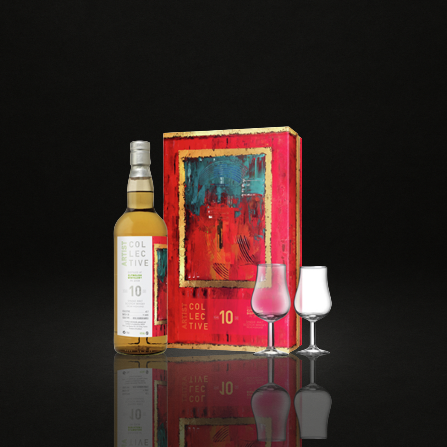 Artist Collective – Clynelish 10 ans coffret 2 verres